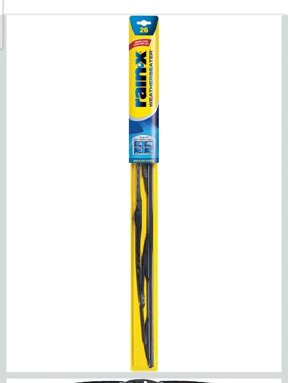 Rain-X RX30226 WeatherBeater Wiper Blades, 26